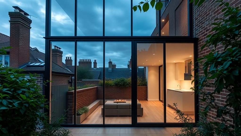 Glass Extension Walls Hammersmith