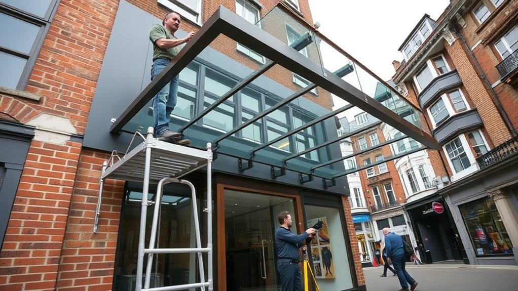 Shopfront Canopy Hammersmith